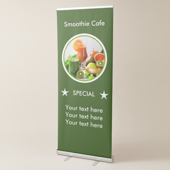 Smoothie Theme In Store Retractable Banner (3/4)