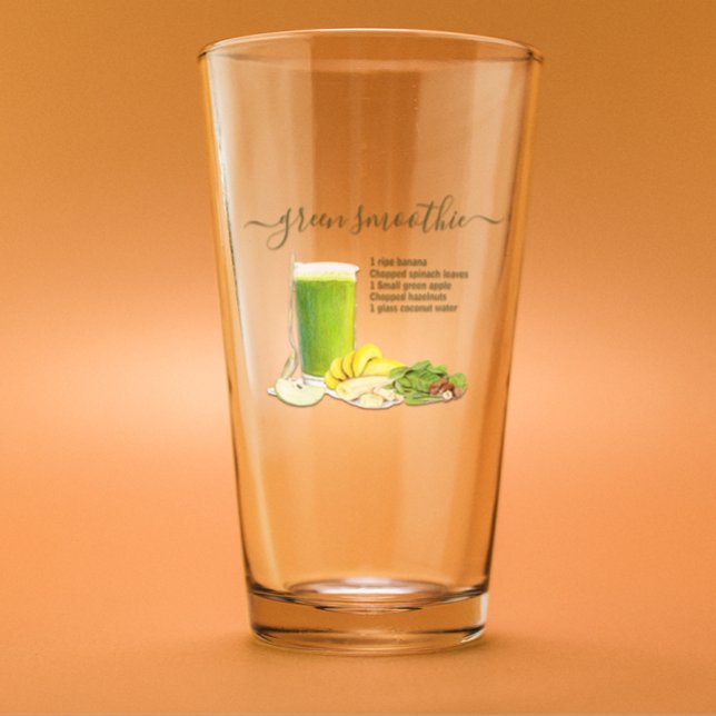 Smoothie Watercolor Recipe Juice Fruit Green Glass (Creator Uploaded)