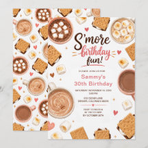 S'more Birthday Fun S'mores Theme Birthday