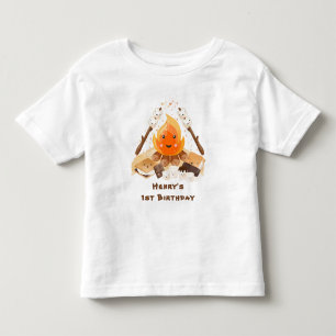 S'more Campfire Cute Birthday  Toddler T-Shirt