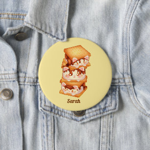 S'more Chocolate Cats 10 Cm Round Badge