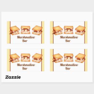 S'more Chocolate Cats Rectangular Sticker