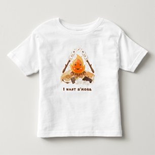 S'more Cute Fun Campfire Summer Toddler T-Shirt
