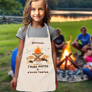 S'more Cute Fun Funny Campfire Kids' Apron