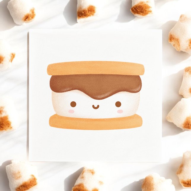S'more Fun Birthday Party Paper Napkins (Creator Uploaded)
