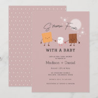 S'more Fun Campfire Baby Shower Invitation