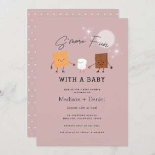 S'more Fun Campfire Baby Shower Invitation