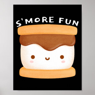 S'more Fun - Campfire Treat Art Poster