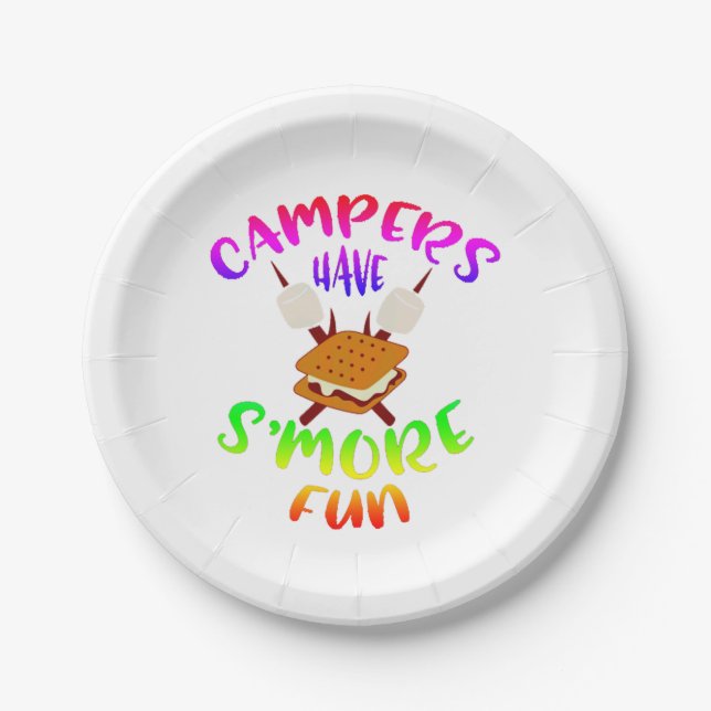 Smore fun  paper plate (Front)