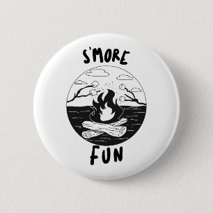 S'more Fun s more 6 Cm Round Badge