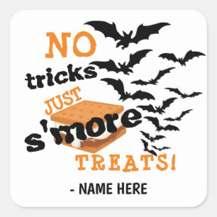 Smore Halloween Treat Stickers