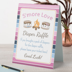 S'more love baby diaper raffle