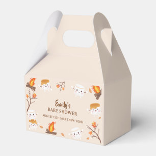 S'more Love Rustic Camping Fall Baby Shower Favour Box