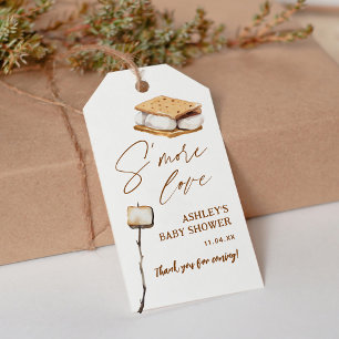 S'more Love Smore baby Shower Gift Tags