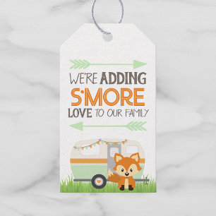 S'more Love Woodland RV Camper Favour Tags