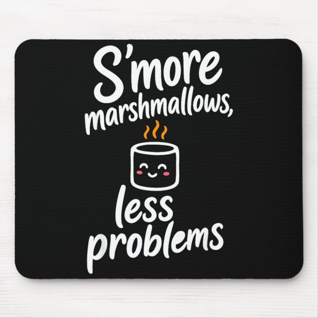 S'more marshmallows  mouse mat (Front)