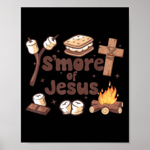 Smore Of Jesus Christian Camper Camng Lover Poster
