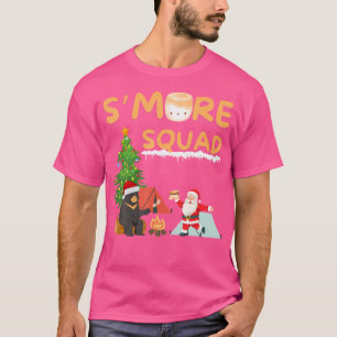 S'More Squad Funny Smore Camping Team Christmas Ca T-Shirt
