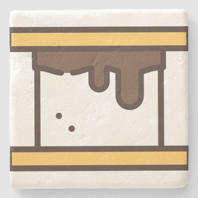 smore stone coaster (Front)