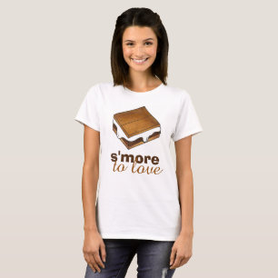 S'more To Love Chocolate Campfire Camp S'mores Tee