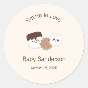 S'more to Love Label Baby Shower