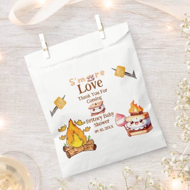 Smores Baby Shower Thank You  Favour bag Smore (Clipped)