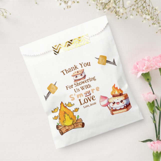 Smores Baby Shower Thank You Favour bag Smore (Sealed)