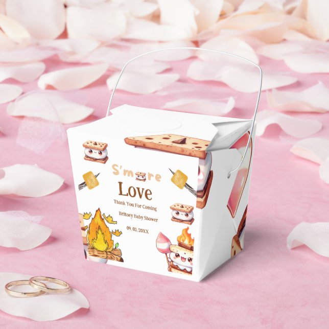Smores Baby Shower Thank You  Favour bag Smore Favour Box (Wedding)