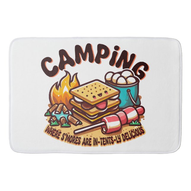 smores camp bath mat (Front)