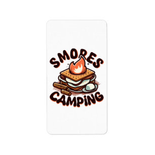 smores camp label