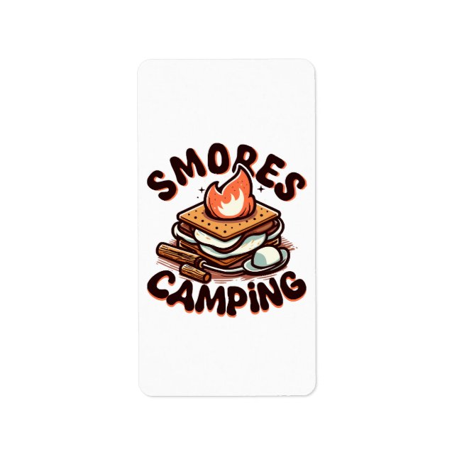 smores camp label (Front)
