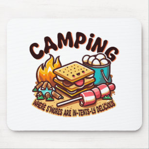 smores camp mouse mat