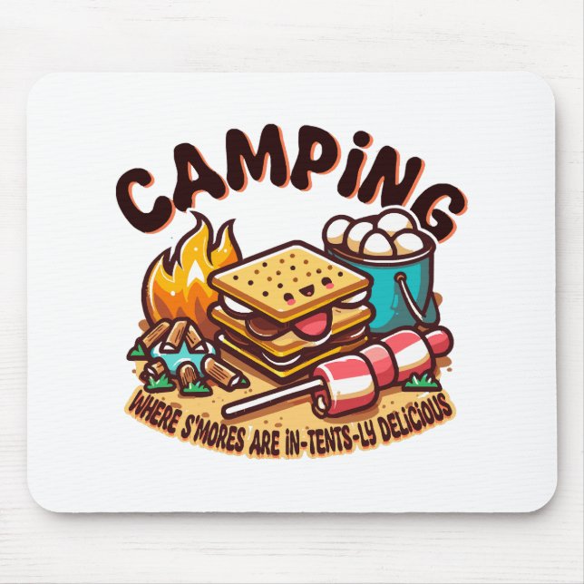 smores camp mouse mat (Front)