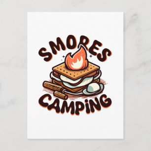 smores camp postcard