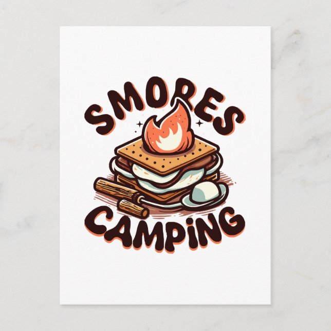 smores camp postcard (Front)