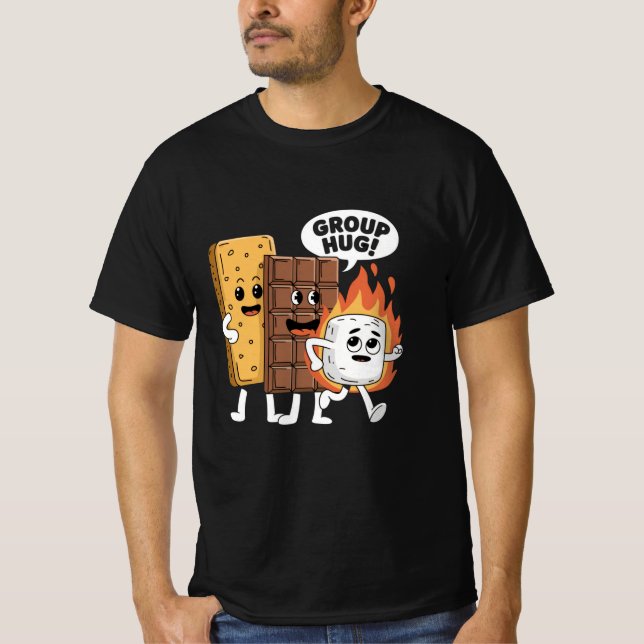 Smores Camping Roasting Outdoor  T-Shirt (Front)
