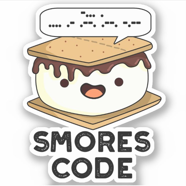 Smores Code Funny Food Pun  (Front)