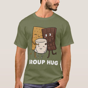 Smores  Group Hug Marshmallow Chocolate T-Shirt
