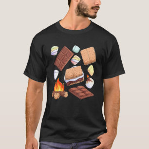 S'mores Halloween Costume Group Camping 2 T-Shirt