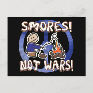S'mores Not Wars Postcard