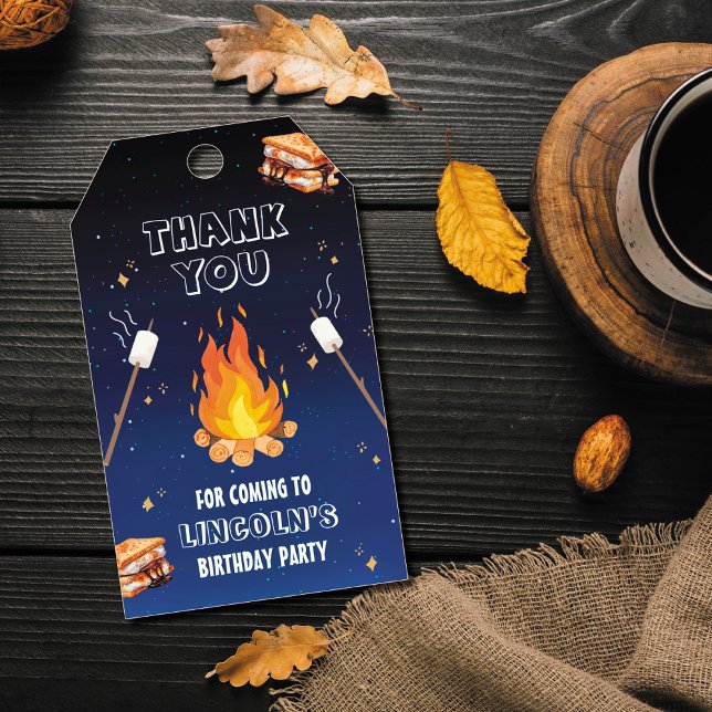 S'mores Party Thank You Favour Tag (Creator Uploaded)