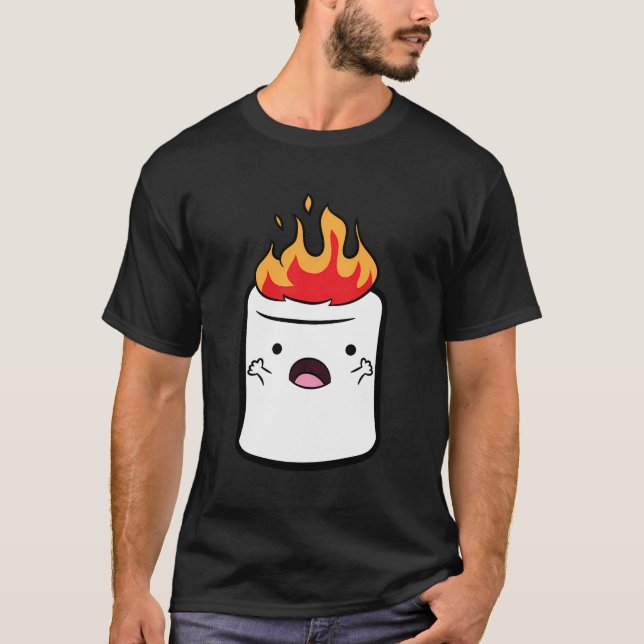 Smores S'Mores Camping Marshmallow Halloween Marsh T-Shirt (Front)