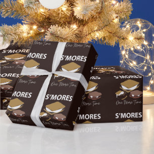 Smores S'mores Dessert One More Time Smore Wrapping Paper