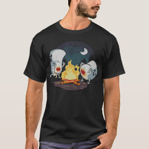 Smores S'Mores Marshmallow Campfire Camping Roasti T-Shirt