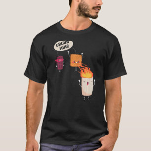 Smores S'mores Marshmallow Camping Roasting Bonfir T-Shirt