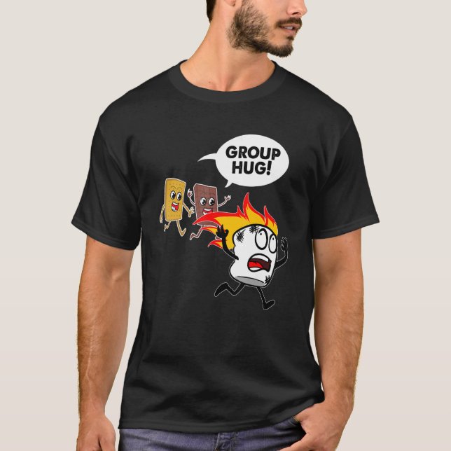 Smores S'mores Marshmallow Camping Roasting Bonfir T-Shirt (Front)
