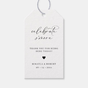 S'mores Wedding Party Favour Gift Tag Label R100