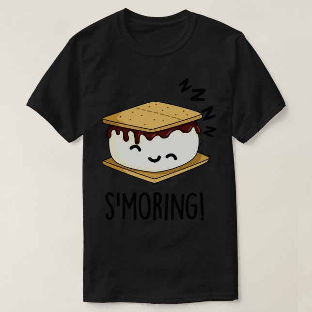 Smoring Funny Smore Puns 1 T-Shirt (Design Front)