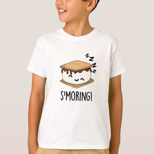 Smoring Funny Smore Puns T-Shirt (Front)