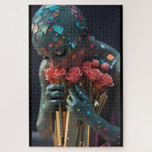 Smothering, Smattering Love Goddess - Ken Gauge Ar Jigsaw Puzzle